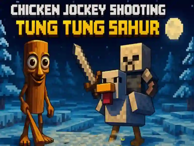 Chicken Jockey Shooting Tung Tung Sahur