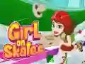 Girl on Skates Pizza Mania Girl on Skates Pizza Mania