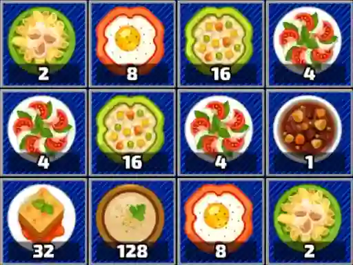 Yummy 2048 — free online game