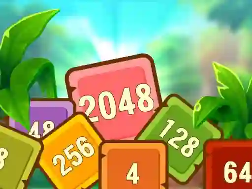 Igra Tropical Cubes 2048 online