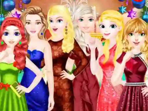 Гульня Girls Christmas Ball онлайн