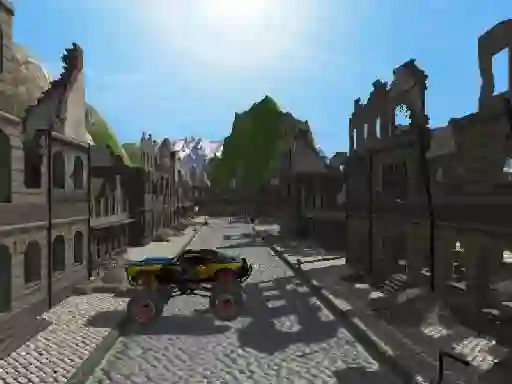 Destroyed City Drive — free online game