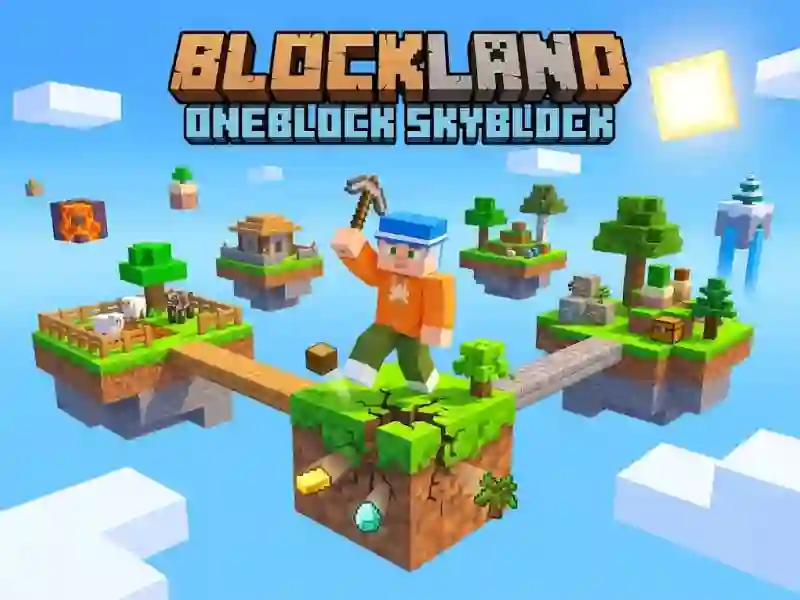 Blockland Oneblock Skyblock — nemokamas žaidimas internete