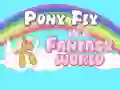 Pony fly in a fantasy world Pony fly in a fantasy world