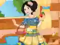 Snow White Patchwork Dress