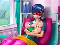 Dotted Girl Twins Birth