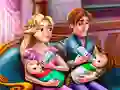 Rapunzel Twins Family Day Rapunzel Twins Family Day
