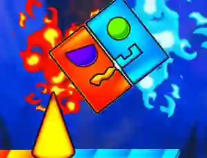 Fire And Water Geometry Dash — free online game