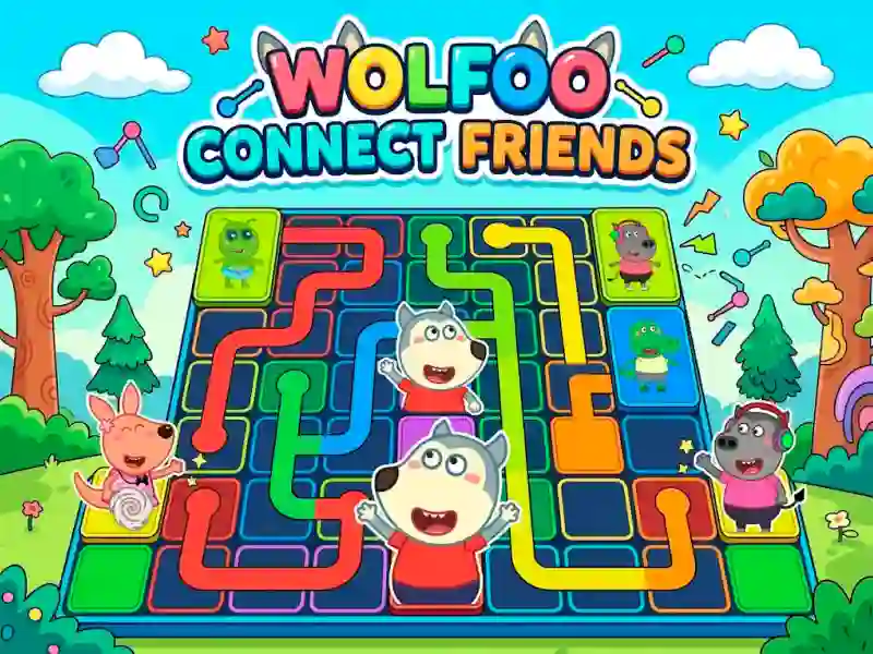 Игра Wolfoo Connect Friends онлајн