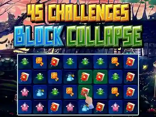 45 Challenges Block Collapse — free online game