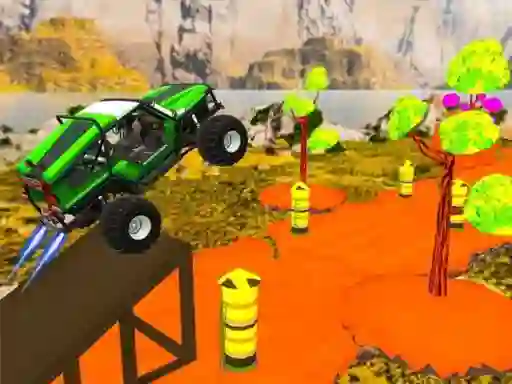 Mega ramp car racing stunts 3D impossible tracks — free online game
