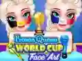 Frozen Queen World Cup Face Art Frozen Queen World Cup Face Art