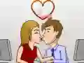 Secret Office Kissing