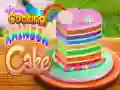Pony Cooking Rainbow Cake