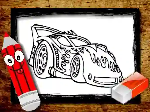 Back To School Car Coloring Book — free online game