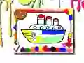 Boats Coloring Book Boats Coloring Book