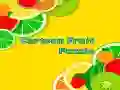 Cartoon Fruit Puzzle Cartoon Fruit Puzzle