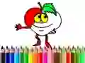 Back To School: Fruits Coloring Back To School: Fruits Coloring