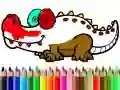 Back To School: Aligator Coloring Back To School: Aligator Coloring