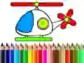Back To School Helicopter Coloring Back To School Helicopter Coloring