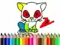 Back To School: Cat Coloring Back To School: Cat Coloring