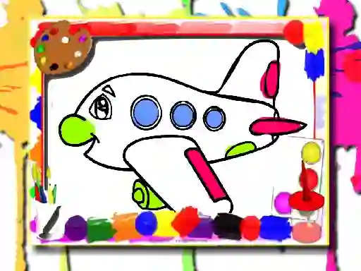 Airplane Coloring Book — free online game