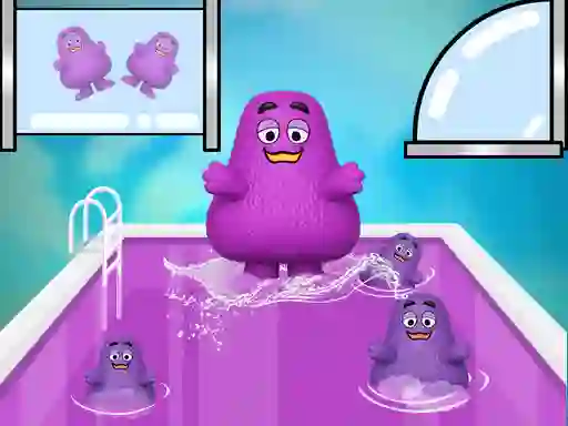 Grimace Shake Slide — free online game