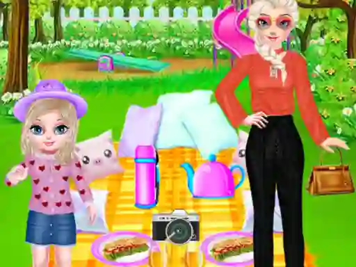 Princess Family Picnic Day — free online game