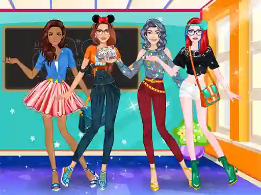 High School Dress Up For Girls — free online game