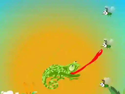 Chameleon Want Eat — free online game