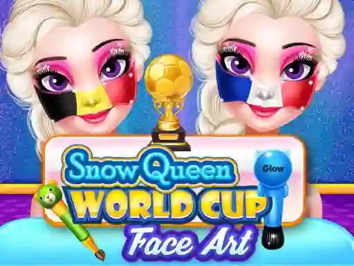 Frozen Queen World Cup Face Art — free online game
