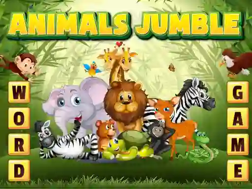 Animals Jumble — free online game