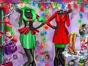 Xmas shopping window — free online game