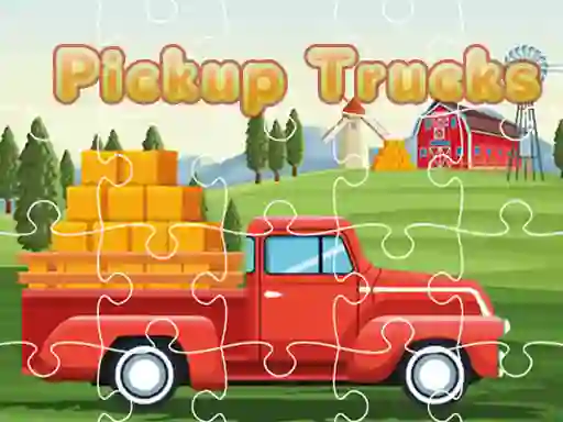 Pickup Trucks Jigsaw — free online game
