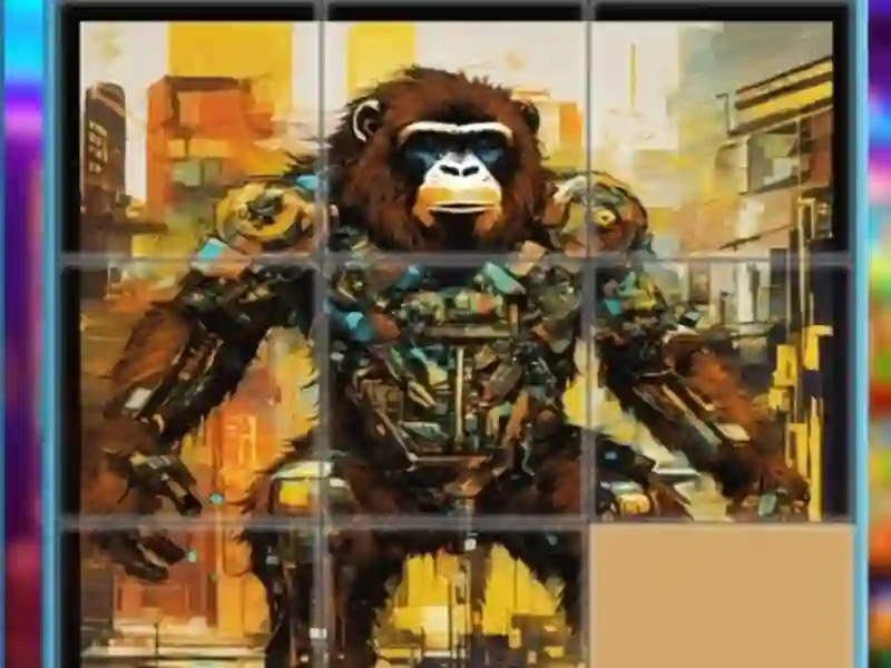 Gorilla Sliding Puzzles