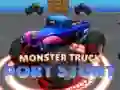 Monster Truck Port Stunt Monster Truck Port Stunt