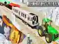 Chained Tractor Towing Train Simulator Chained Tractor Towing Train Simulator