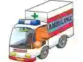 Cartoon Ambulance Puzzle Cartoon Ambulance Puzzle