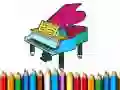Back To School: Piano Coloring Book Back To School: Piano Coloring Book