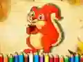 Squirrel Coloring Book Squirrel Coloring Book