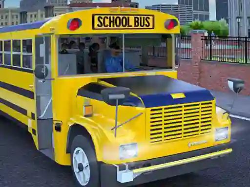 School Bus Game Driving Sim — free online game