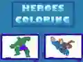 Heroes Coloring 