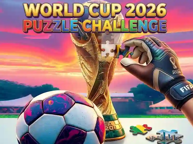 Гульня World Cup 2026 Puzzle Challenge онлайн