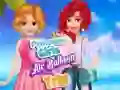 Princess Girls Air Balloon Trip Princess Girls Air Balloon Trip