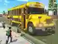 City School Bus Driving City School Bus Driving