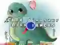 Cute Dinosaur Differences