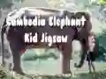 Cambodia Elephant Kid Jigsaw Cambodia Elephant Kid Jigsaw