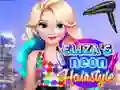 Eliza's Neon Hairstyle