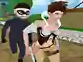 Princess Subway Run - Wild Rush VS Robber