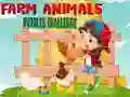 Farm Animals Puzzles Challenge Farm Animals Puzzles Challenge